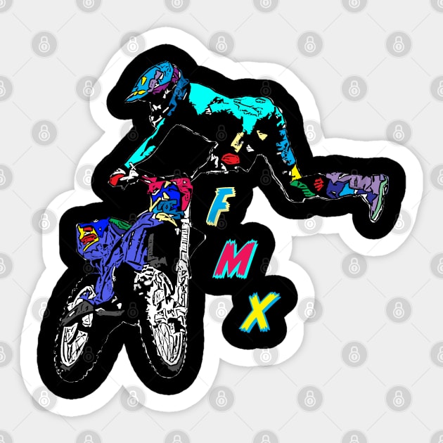 Motocross Racing T-Shirt Enduro T Shirt Supercross Brap FMX Sticker by rickylabellevie